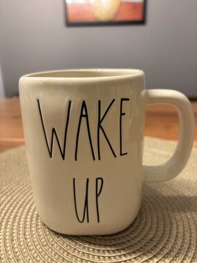 2/$30⚡️- HOME | Rae Dunn “Wake Up” mug